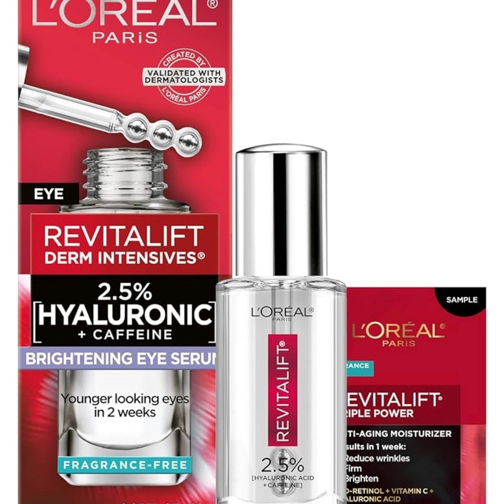 NIB - 3 pack L'Oreal Revitalift Brightening Eye Serum